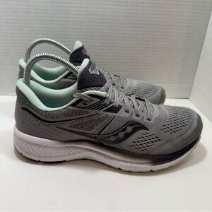 Saucony Omni 19 Women's Running Shoes, Alloy/Sky Gray, S10570-30, US Size 10